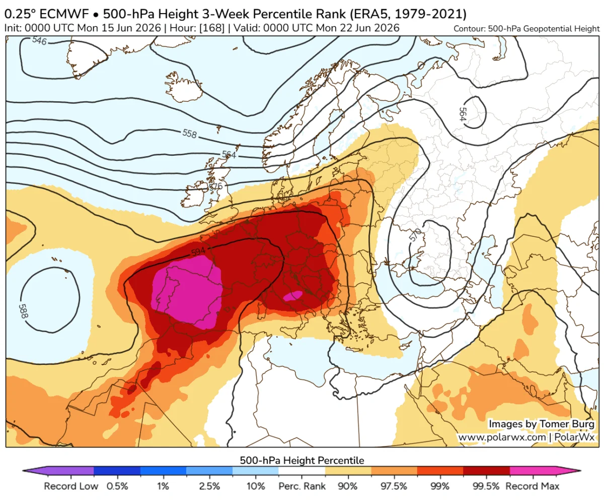 Scorching June: Massive "Heat Dome" Triggers Early-Season Climate Crisis Across Europe