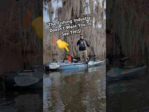 Video: This KAYAK Can Do Everything a Bass Boat Can At a Fraction of The Cost! ???????? Old Town AutoPilot
